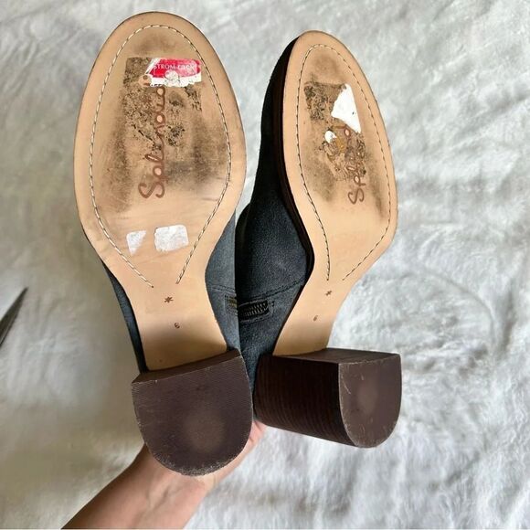 Splendid Women’s Callen Suede Buckle Ankle Bootie Size 9 - Picture 6 of 16